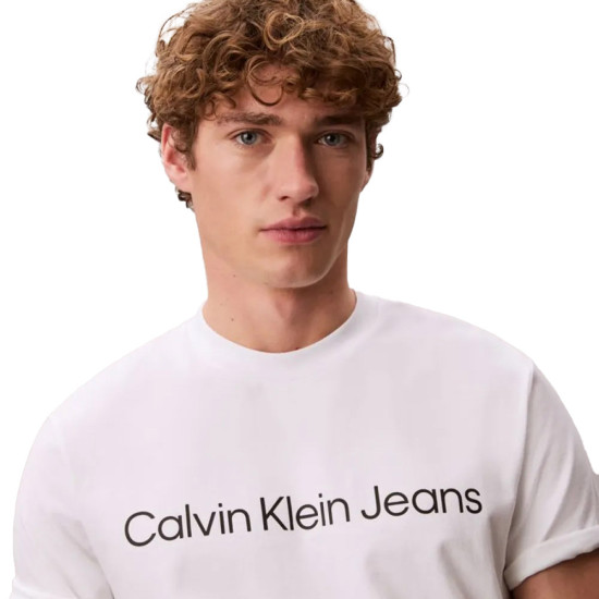 Calvin Klein Ανδρική κοντομάνικη μπλούζα Linear Logo T-Shirt